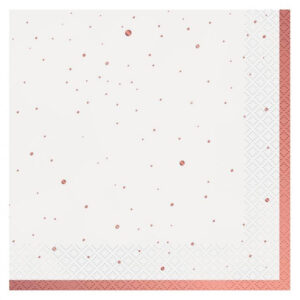 Colour Rose Gold Celebrate Rosa Servetter 20 st 33x33 cm