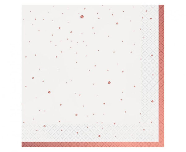 Colour Rose Gold Celebrate Rosa Servetter 20-pack 33x33 cm