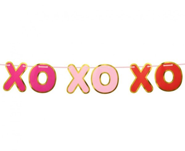 Love XOXO röd XOXO-skylt 200 cm