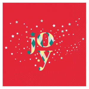 Christmas Red Joy servetter 20 st 33x33 cm