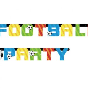 Fotboll Grattis på födelsedagen-banner 160 cm