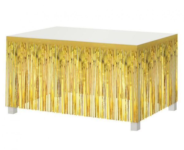 Party B&C Gold Guld Borddekoration 300 cm
