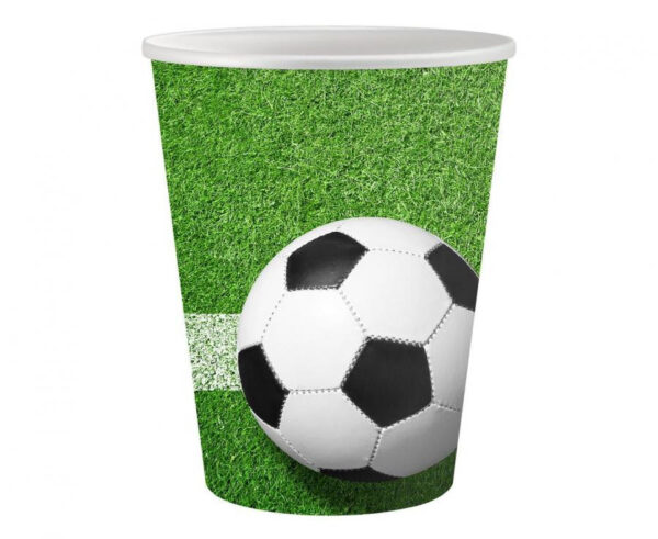 Football Field pappersmuggar 6-pack, 200 ml