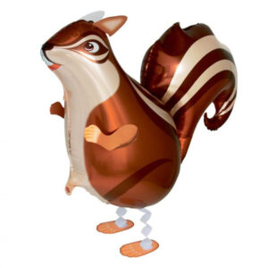 Chipmunk ekorre, gående folieballong 55 cm
