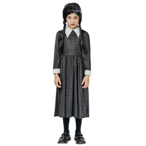 Halloween Gothic skolfröken, skolfrökenkostym 120/130 cm