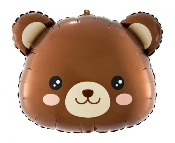 Nallebjörn brun folieballong 48 cm