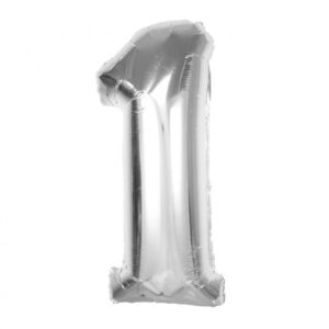 Silverballong Siffra 1 Folie 92 cm