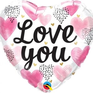Love Hearts folieballong 46 cm