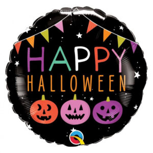 Halloween Happy Pumpkins folieballong 46 cm
