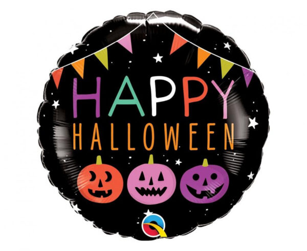 Halloween Happy Pumpkins folieballong 46 cm