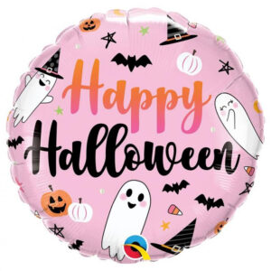 Halloween glad söt spökfolieballong 46 cm