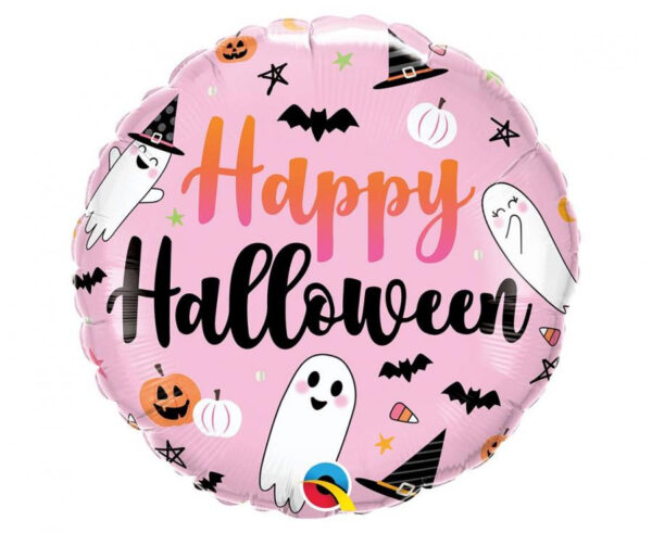 Halloween glad söt spöke folieballong 46 cm