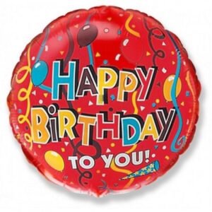 Happy Birthday folieballong 46 cm (WP)