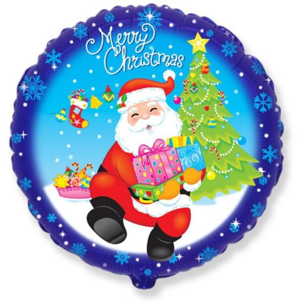 Christmas Santa folieballong 46 cm