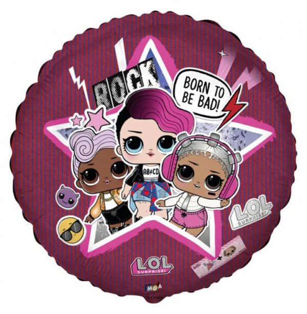 LOL Surprise Born to be Bad folieballong 46 cm