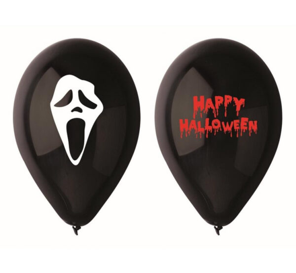 Halloween luftballonger, 5-pack 30 cm