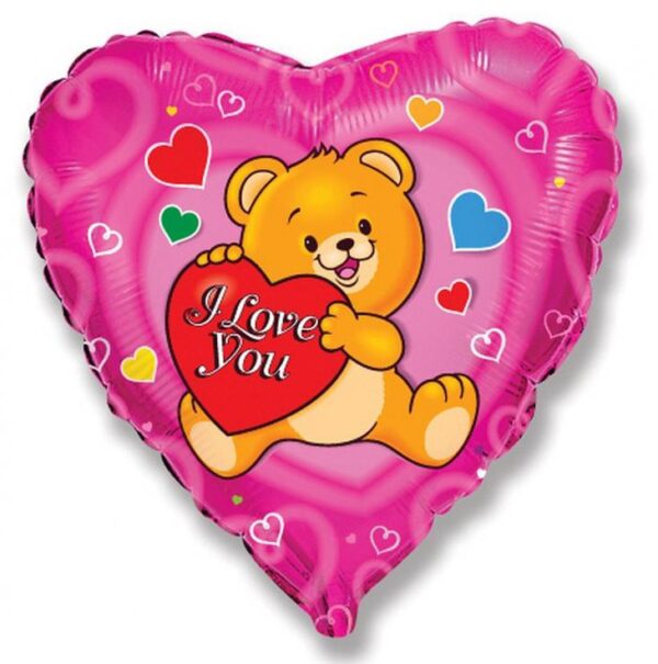 Love Teddy folieballong 46 cm