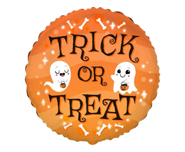 Halloween Trick or Treat folieballong 48 cm