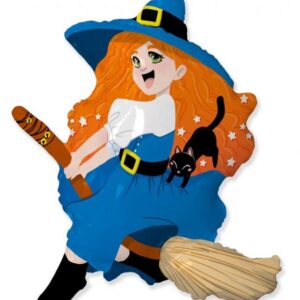 Witch Broom folieballong 61 cm (WP)
