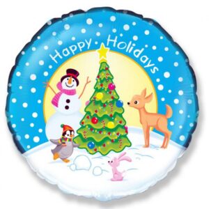 Christmas Holiday folieballong 48 cm