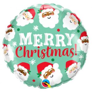 Christmas Santas folieballong 46 cm