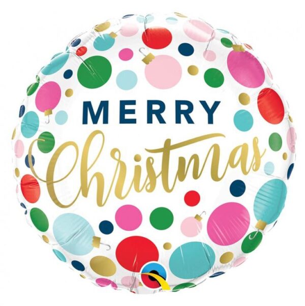 Christmas Dots folieballong 46 cm