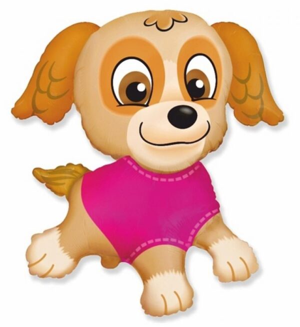 Dog valp folieballong 36 cm (WP)