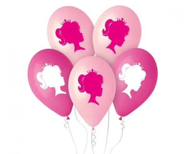 Princess My Pink World ballonger, 5 st 30 cm
