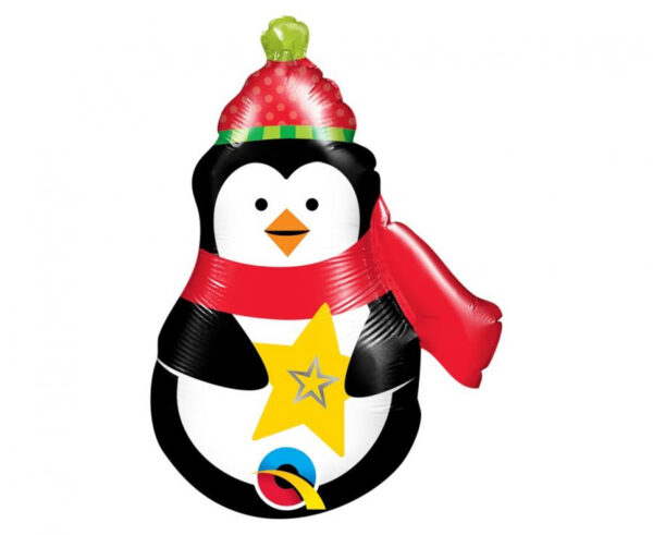 Penguin folieballong 36 cm