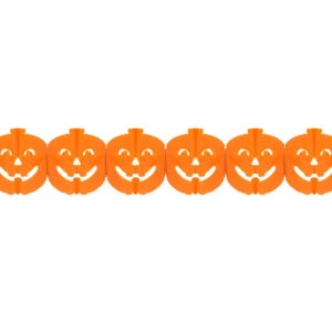 Halloween Pumpa pappersgirlang 300 cm