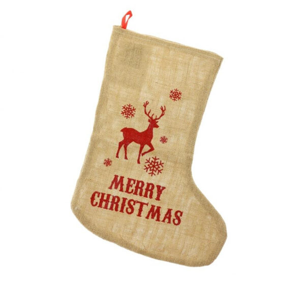 Christmas Ren, julstrumpa för öppen spis, 44,5 cm