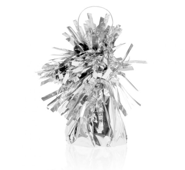Colour Silver ballongvikt 12 cm