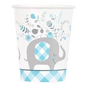 Elephant Blå Pappersmugg 8-pack 266 ml