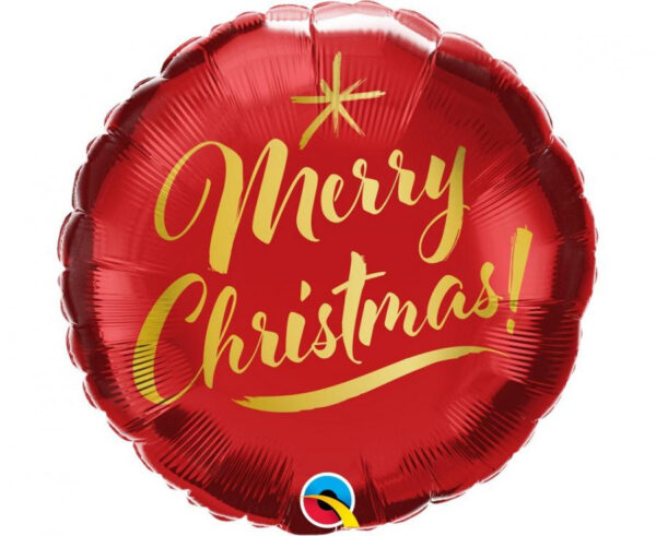 Christmas Merry Christmas, folieballong 46 cm