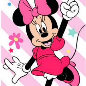 Disney Mimmi Pigg Joy Splash badhandduk, strandhandduk 70x140 cm