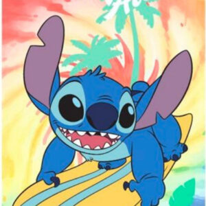 Disney Lilo and Stitch Ocean Riders badhandduk, strandhandduk 70x140 cm (Fast Dry)