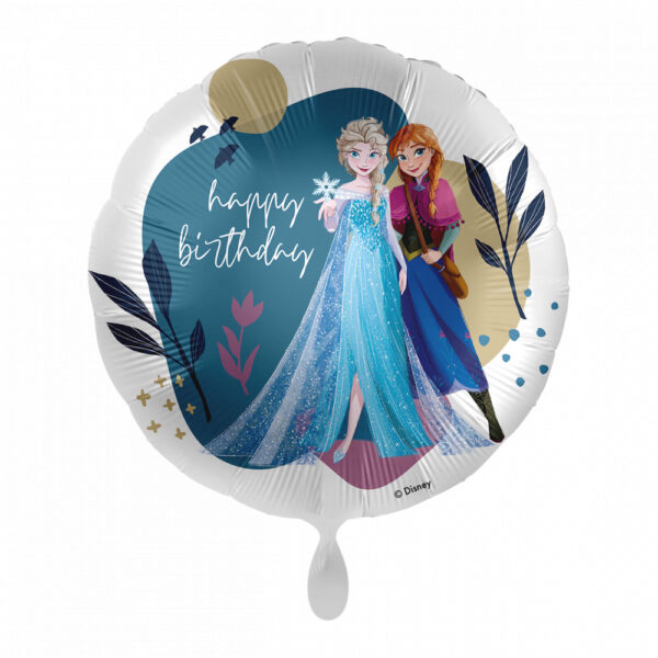 Disney Frozen blad Happy Birthday folieballong 43 cm