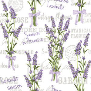 Flower in Provence Lavendelservett 20 st 33x33 cm