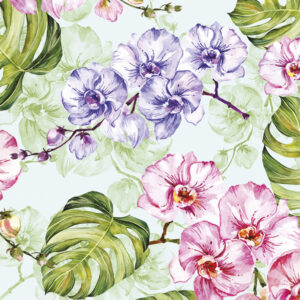 Flower Wild Orchid 20-pack servetter 33x33 cm
