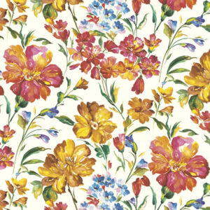 Servettset med blommönster, 20-pack 33x33 cm
