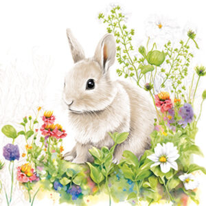 Påskservett Little Bunny 20 st 33x33 cm