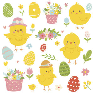 Easter Cheerful Chicks servetter 20 st 33x33 cm