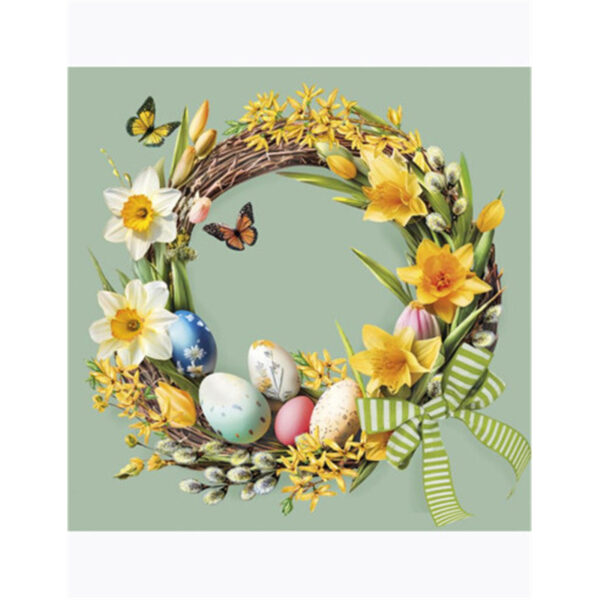 Easter Vintage Wreath servetter 20-pack 33x33 cm