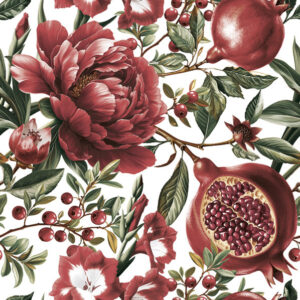 Flower Pomegranates servetter 20 st 33x33 cm