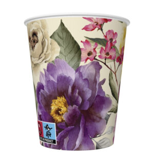 Flower Blossom pappersmuggar 8 st 250 ml