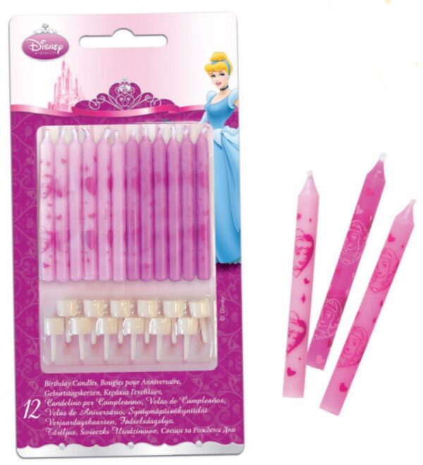 Disney Princess tårtljus set med 12 delar