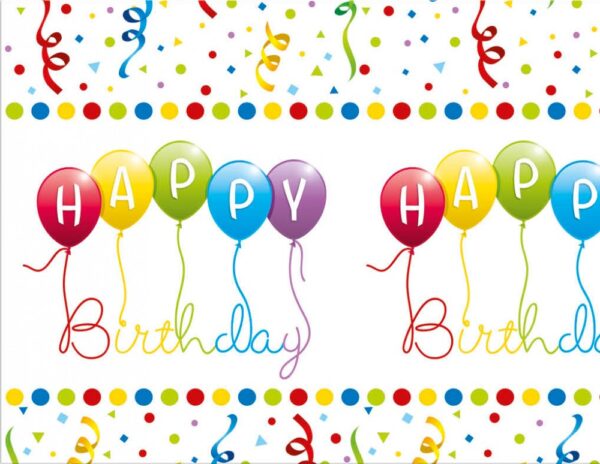 Happy Birthday duk 120x180 cm