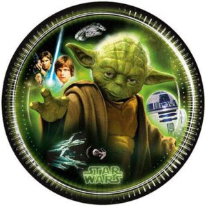 Star Wars Heroes pappersassietter 8-pack 19,5 cm