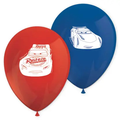 Disney Bilar Arena Race ballonger, 8 st