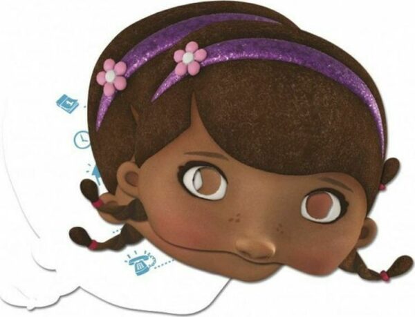 Doc McStuffins Disney Dr. Mjukdjur 2 i 1 Inbjudan och Mask 4 delar
